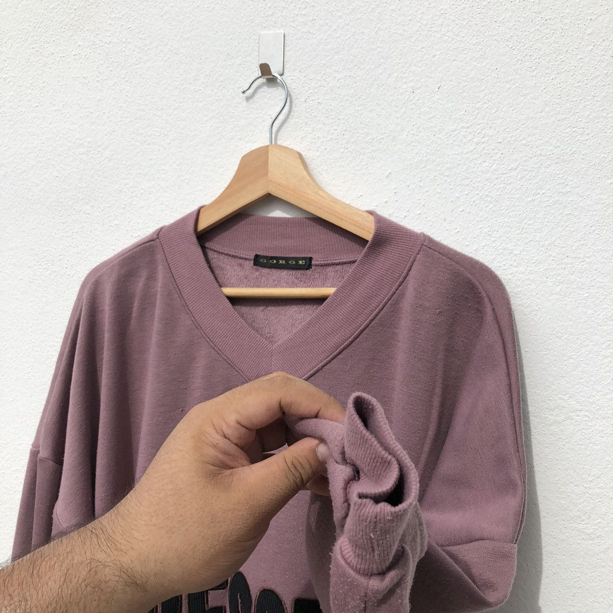 Japanese Brand GEORGE CRESCENT BIG LOGO SWEATSHIRT Size US L / EU 52-54 / 3 - 5 Thumbnail
