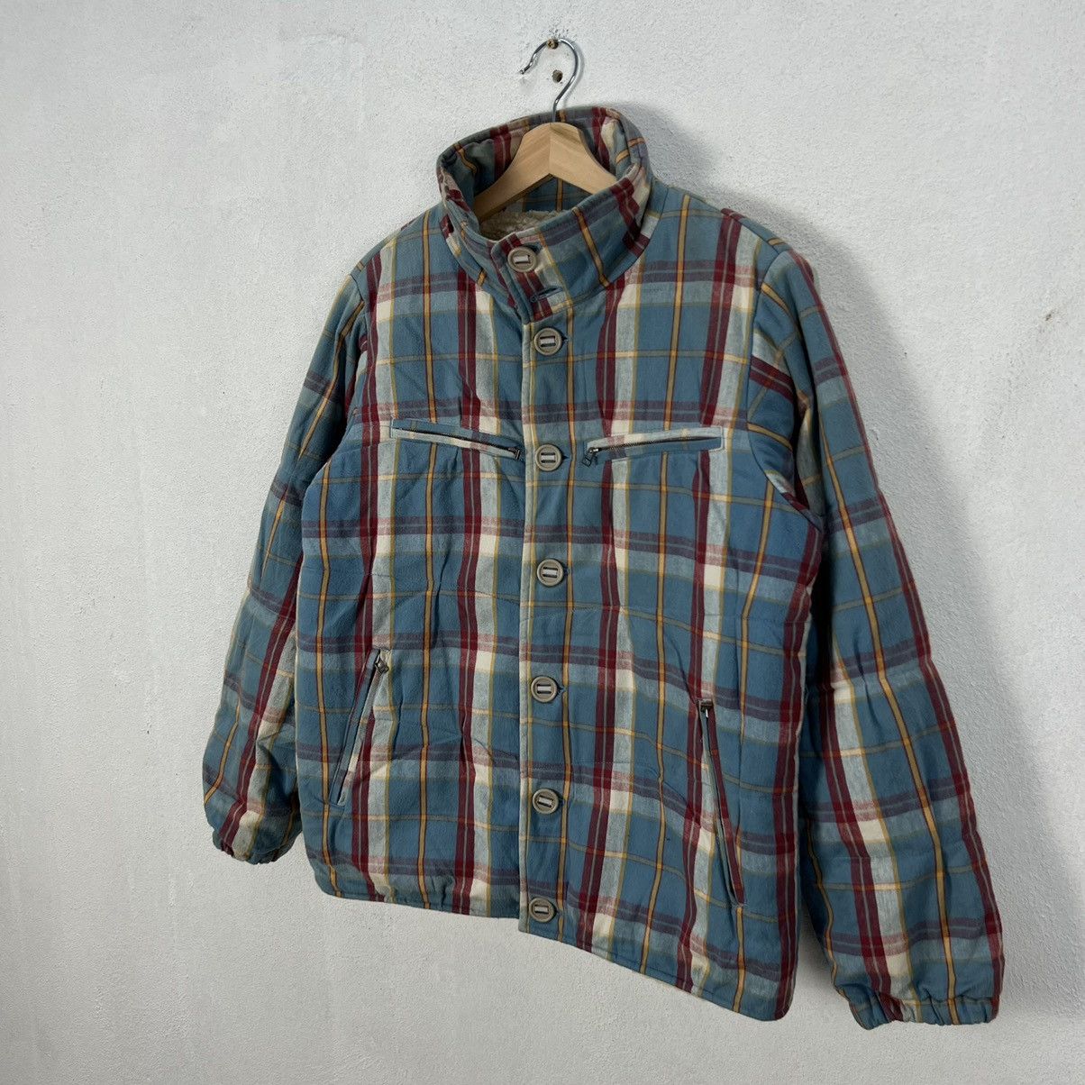 Flannel × Japanese Brand VINTAGE CIAO PANIC TARTAN DESIGN FLANNEL BUTTON JACKET Size US M / EU 48-50 / 2 - 2 Thumbnail