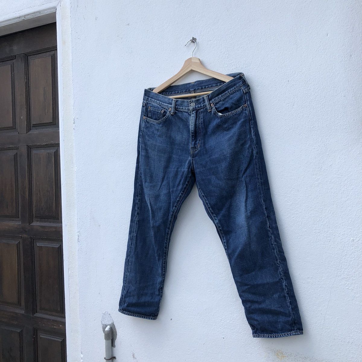 Blue Blue Japan DEEP BLUE BY BLUE BLUE JAPAN DISTRESSED DENIM Size US 30 / EU 46 - 3 Thumbnail