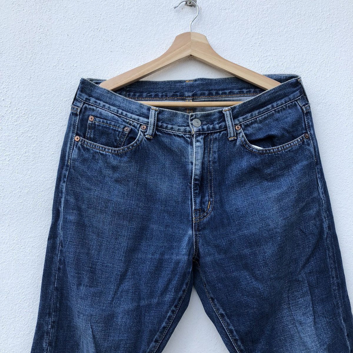 Blue Blue Japan DEEP BLUE BY BLUE BLUE JAPAN DISTRESSED DENIM Size US 30 / EU 46 - 4 Thumbnail