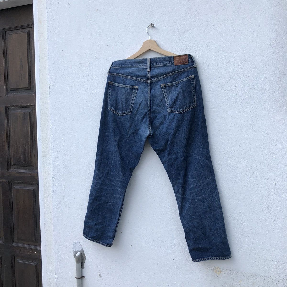 Blue Blue Japan DEEP BLUE BY BLUE BLUE JAPAN DISTRESSED DENIM Size US 30 / EU 46 - 8 Thumbnail