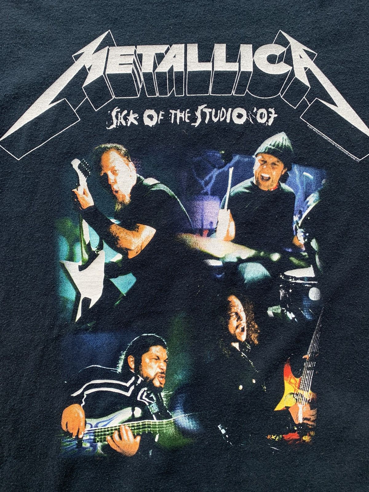 Metallica Vintage Metallica Sick of the studio tour 2007 t-shirt Size US S / EU 44-46 / 1 - 4 Thumbnail