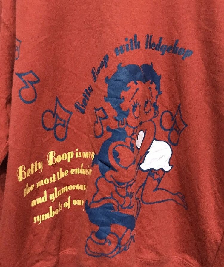 Cartoon Network × Vintage Betty boop with hedgehop sweatshirt L Size US L / EU 52-54 / 3 - 3 Thumbnail