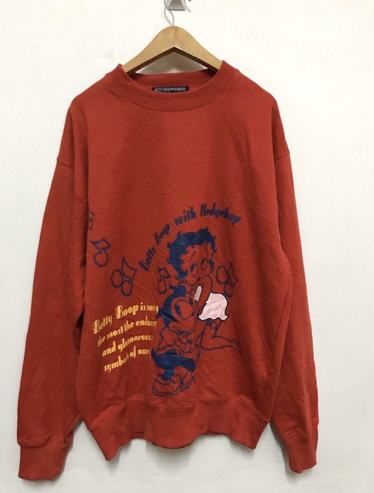 Cartoon Network × Vintage Betty boop with hedgehop sweatshirt L Size US L / EU 52-54 / 3 - 1 Thumbnail