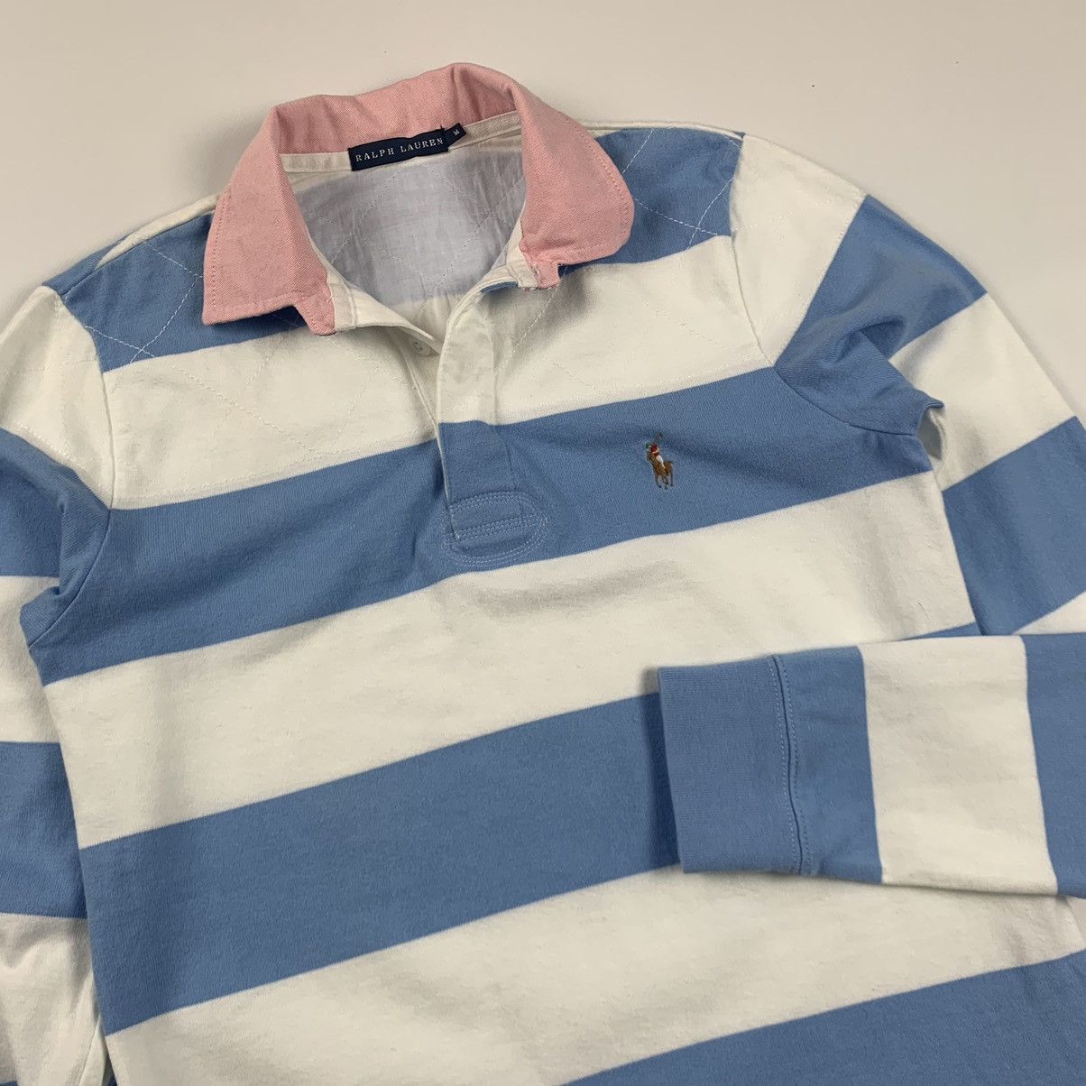 Vintage stripped polo Ralph Lauren rugby shirt women by s