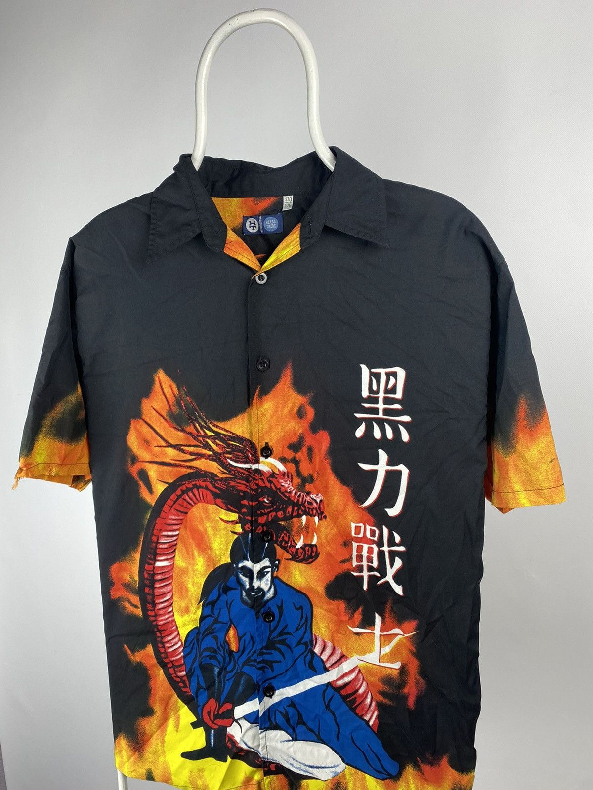 Japanese Brand Samurai dragon shirt Japanese vintage band tee size Large Size US L / EU 52-54 / 3 - 2 Thumbnail