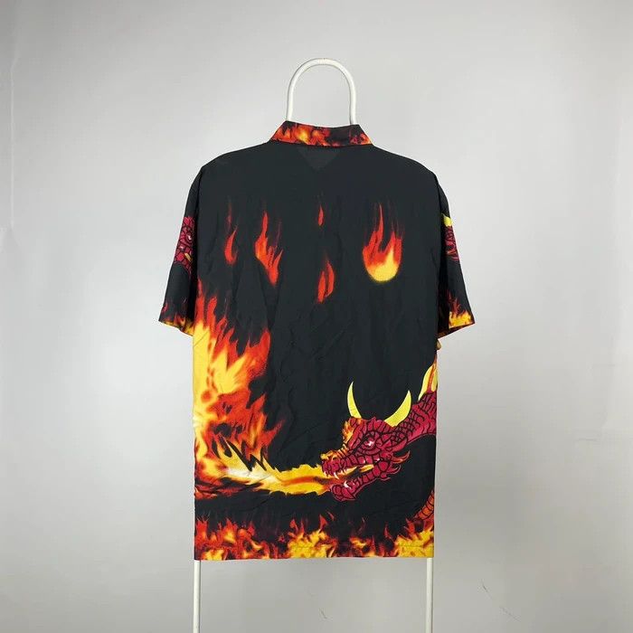 Japanese Brand Japanese shirt Hawaii shirt band tee size medium flames Size US M / EU 48-50 / 2 - 4 Thumbnail