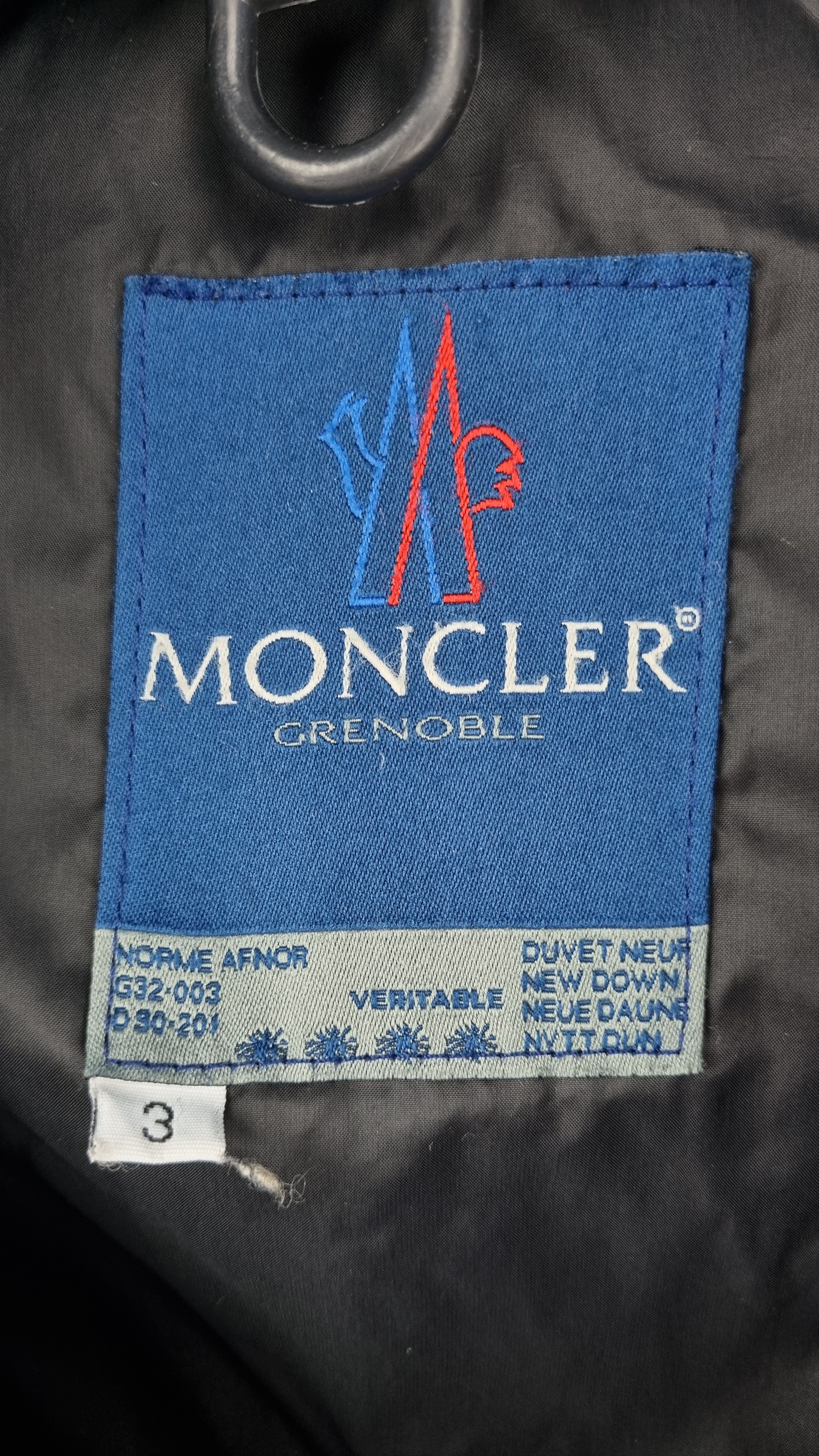 Moncler × Vintage 90s MONCLER Grenoble Down Puffer Jacket Vintage Size US L / EU 52-54 / 3 - 8 Thumbnail