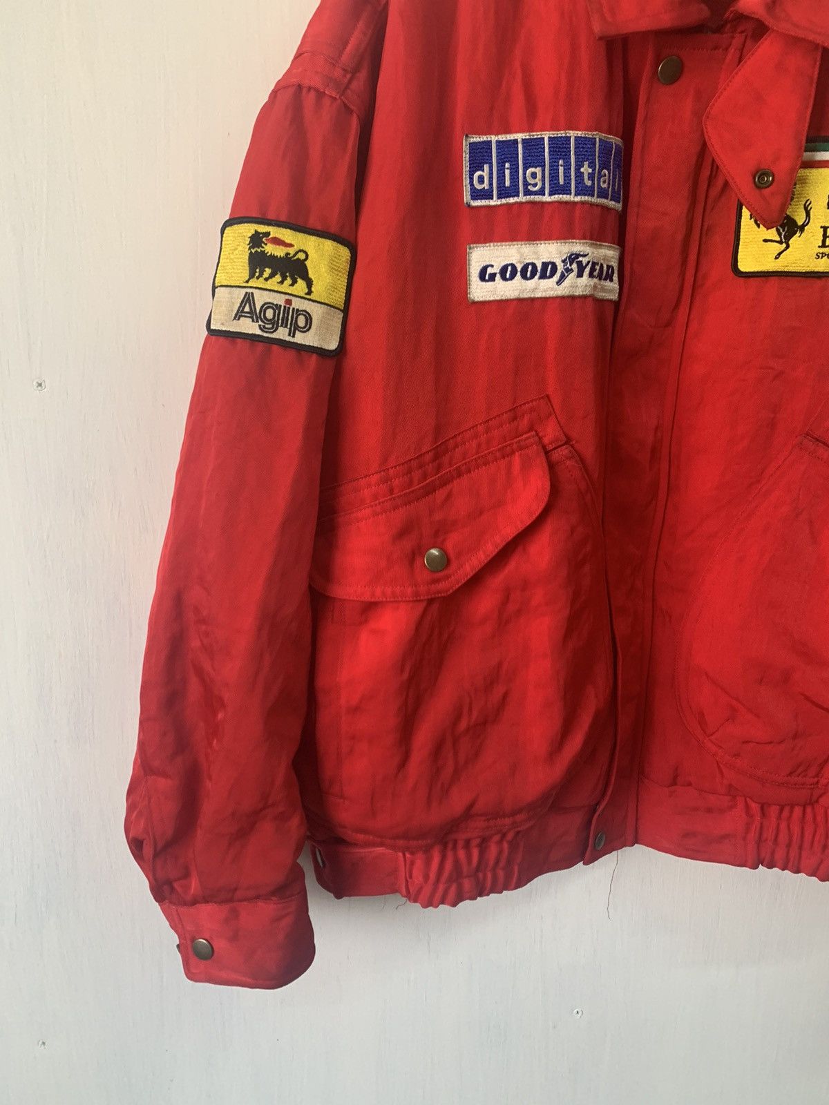 Vtg Magneti Marelli Ferrari Nylon Bomber Like Jacket