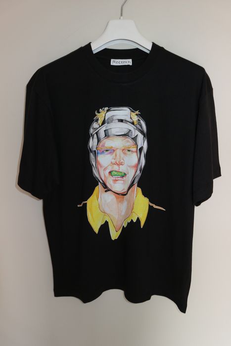 J.W.Anderson Pol Anglada Oversized Printed Rugby T-Shirt | Grailed