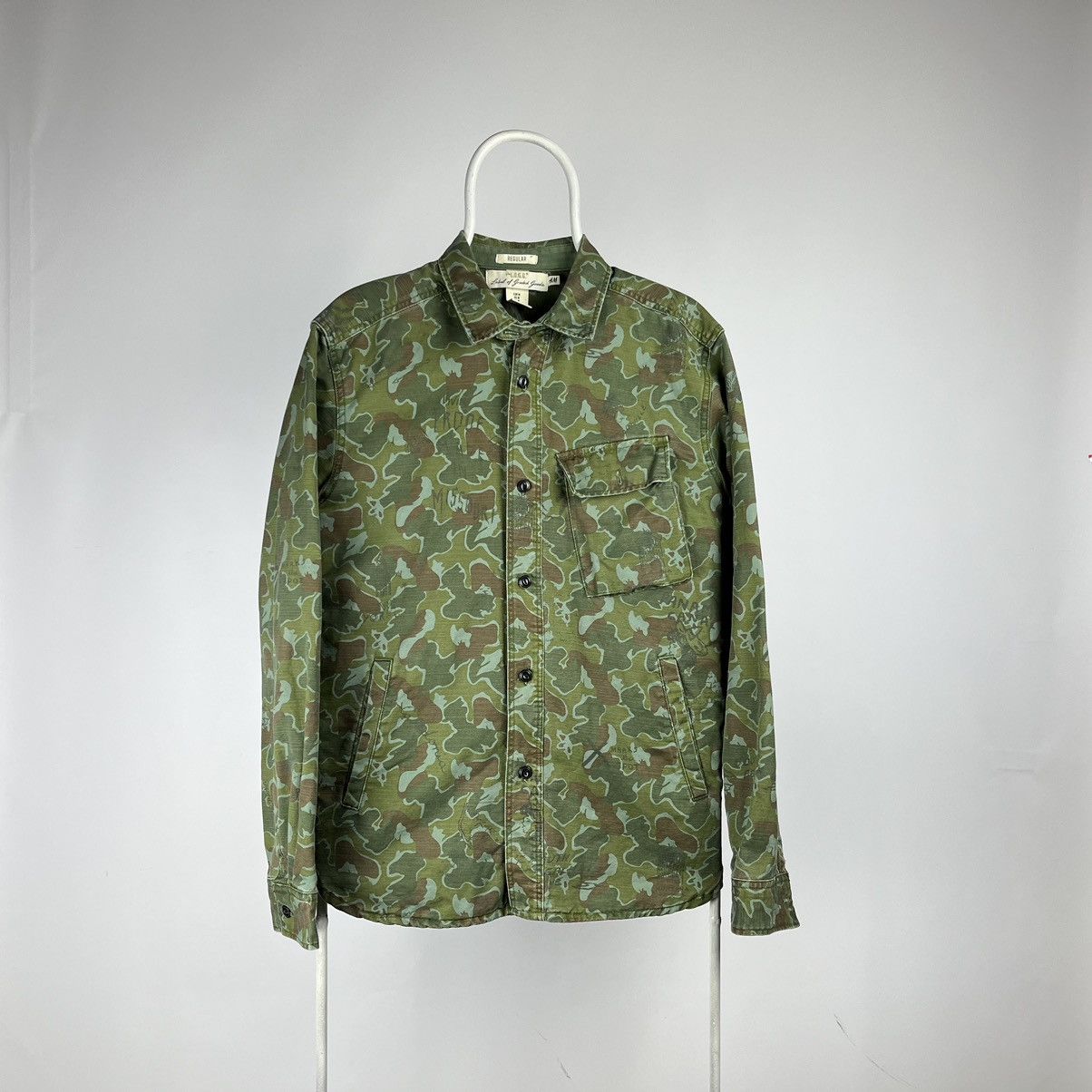 H&M H&M army military shirt size Medium Size US M / EU 48-50 / 2 - 1 Thumbnail