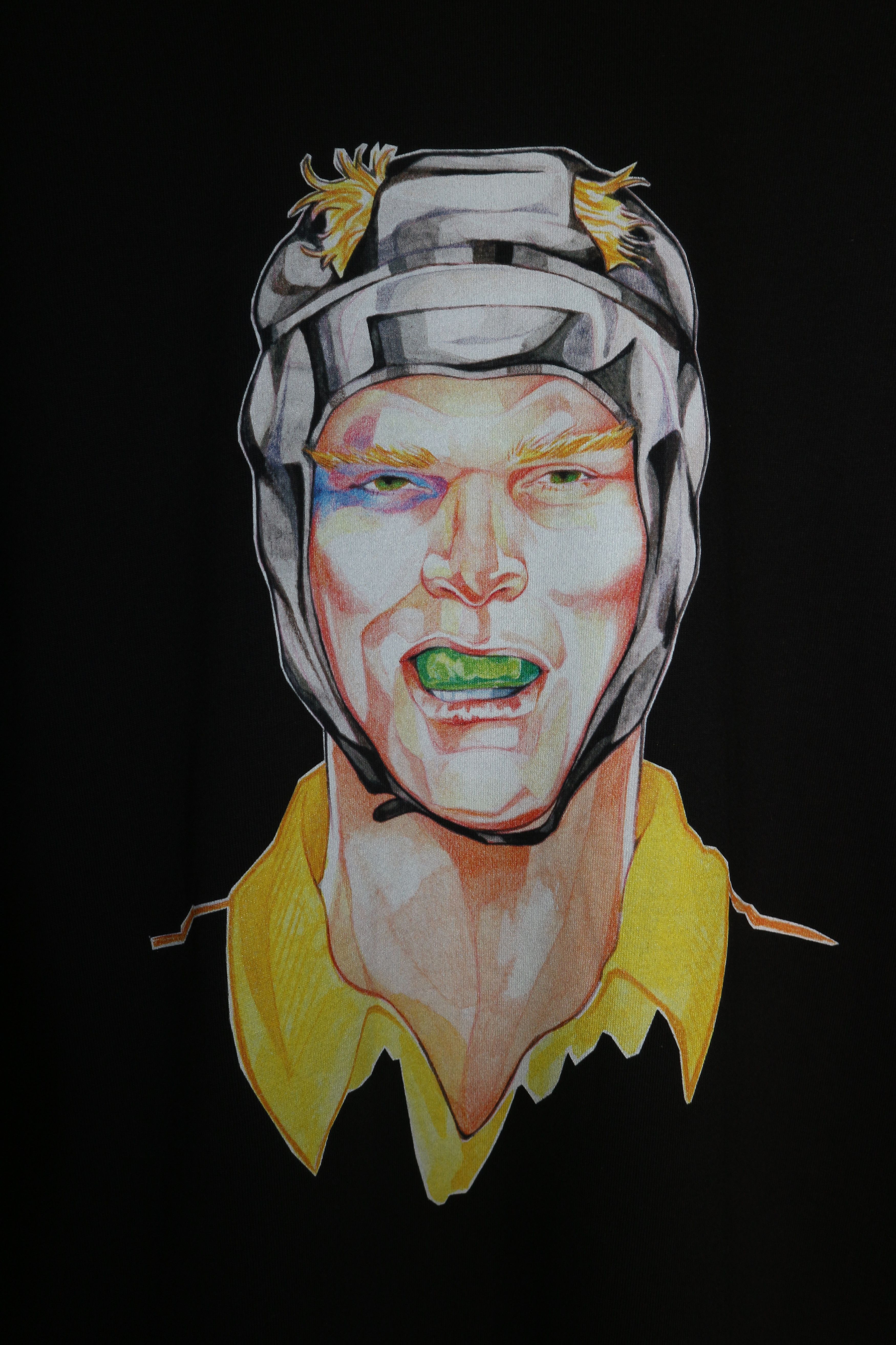 JW Anderson Pol Anglada Oversized Printed Rugby T-Shirt Size US L / EU 52-54 / 3 - 3 Thumbnail