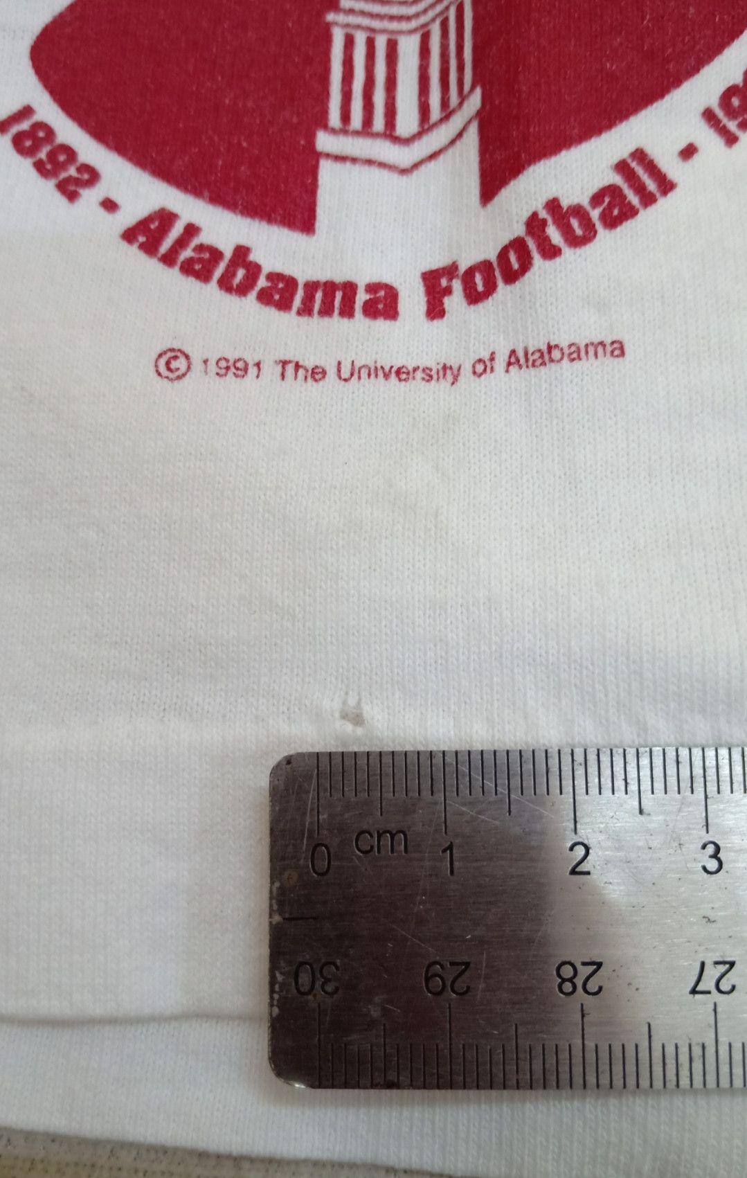 NFL × Vintage Vintage 90s Alabama Football : Century of Champions T-shirt Size US XL / EU 56 / 4 - 15 Thumbnail