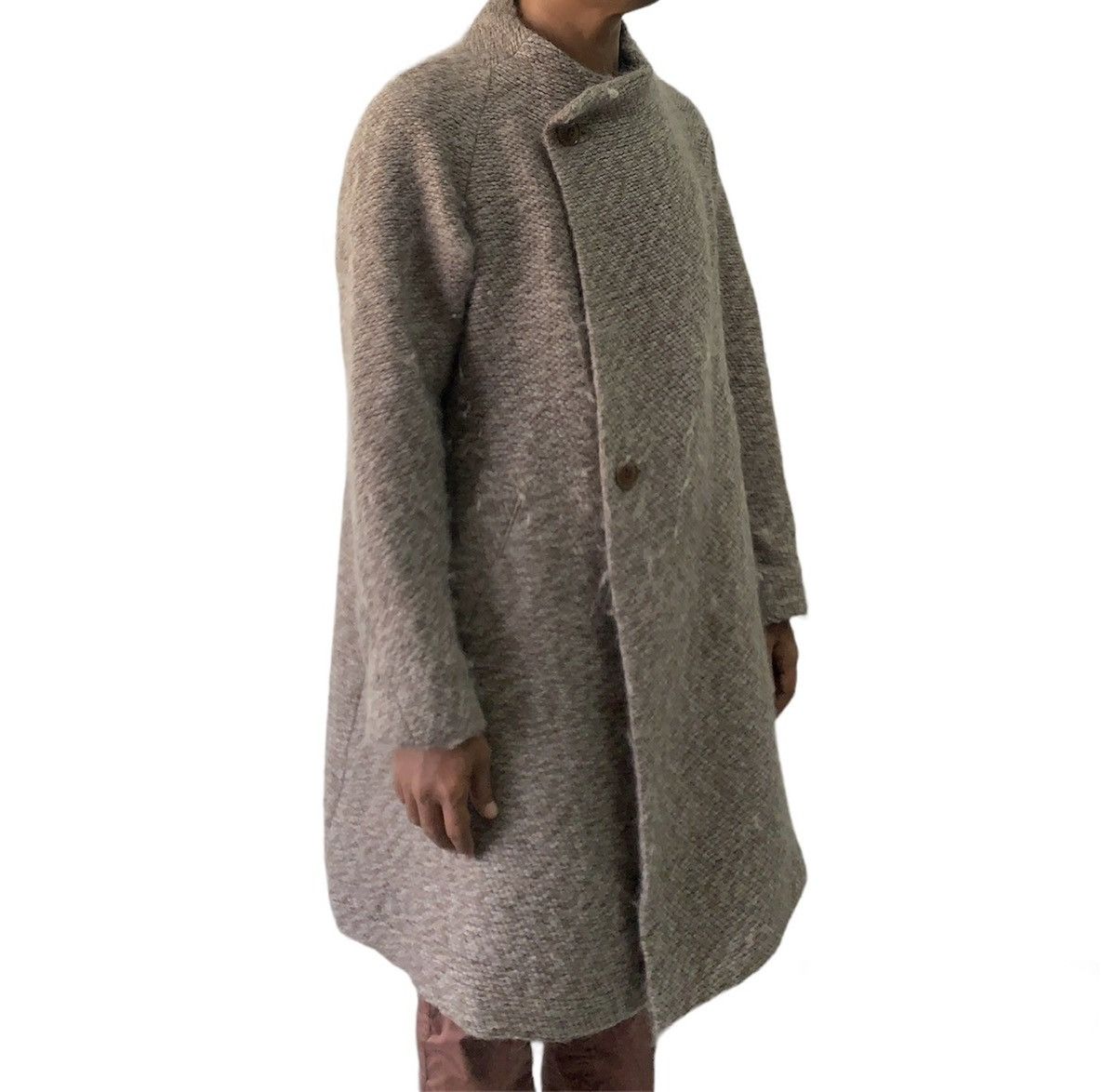 Issey Miyake Vtg Plantation by Issey Miyake Wool Hairy Like Coat Jacket Size US M / EU 48-50 / 2 - 6 Thumbnail