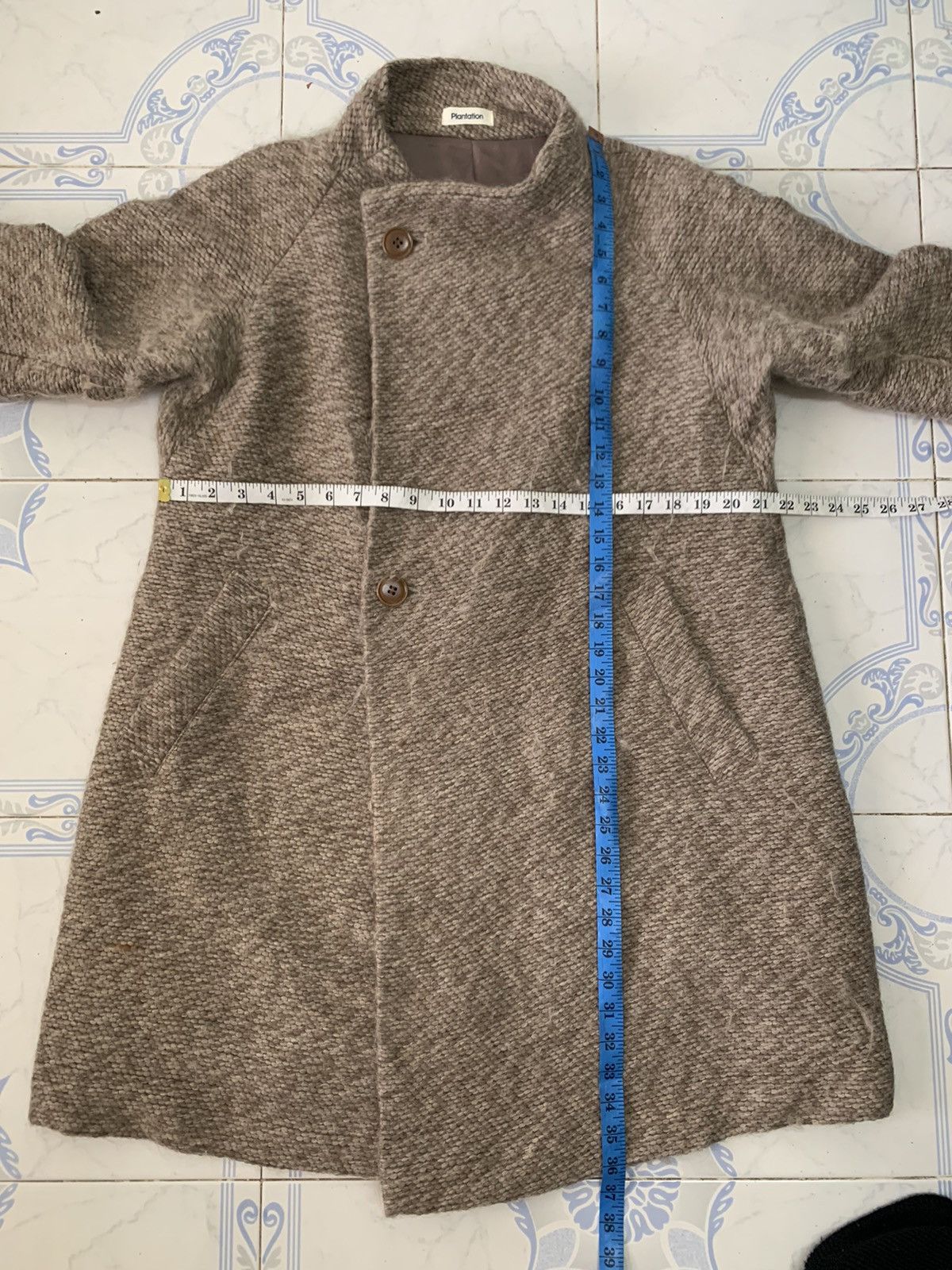 Issey Miyake Vtg Plantation by Issey Miyake Wool Hairy Like Coat Jacket Size US M / EU 48-50 / 2 - 19 Thumbnail
