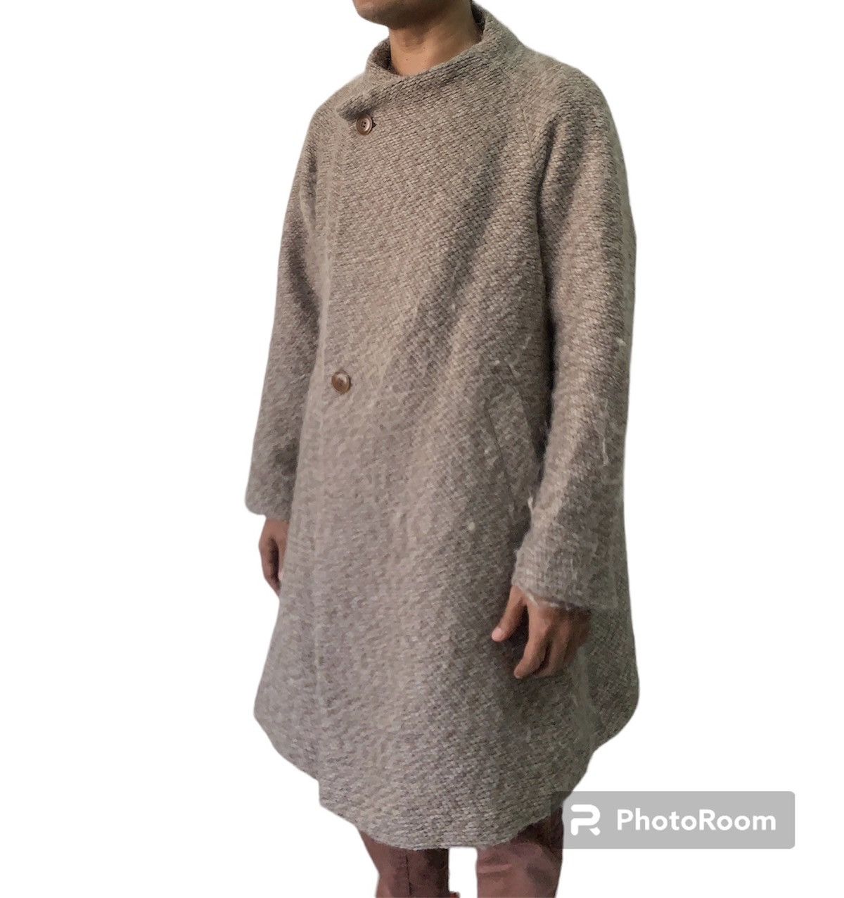 Issey Miyake Vtg Plantation by Issey Miyake Wool Hairy Like Coat Jacket Size US M / EU 48-50 / 2 - 5 Thumbnail