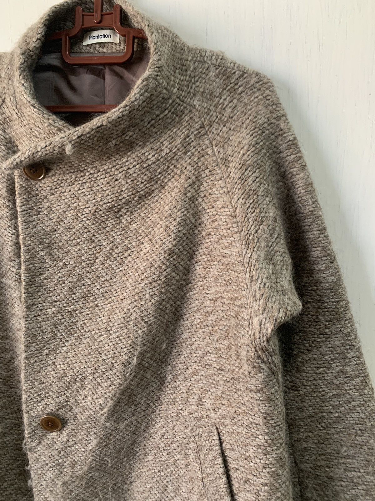 Issey Miyake Vtg Plantation by Issey Miyake Wool Hairy Like Coat Jacket Size US M / EU 48-50 / 2 - 10 Thumbnail