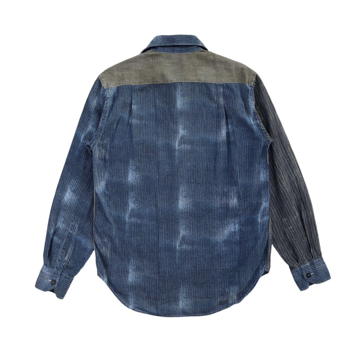 Napapijri Napapijri Casual Striped Wash Denim Shirt Size US M / EU 48-50 / 2 - 4 Thumbnail