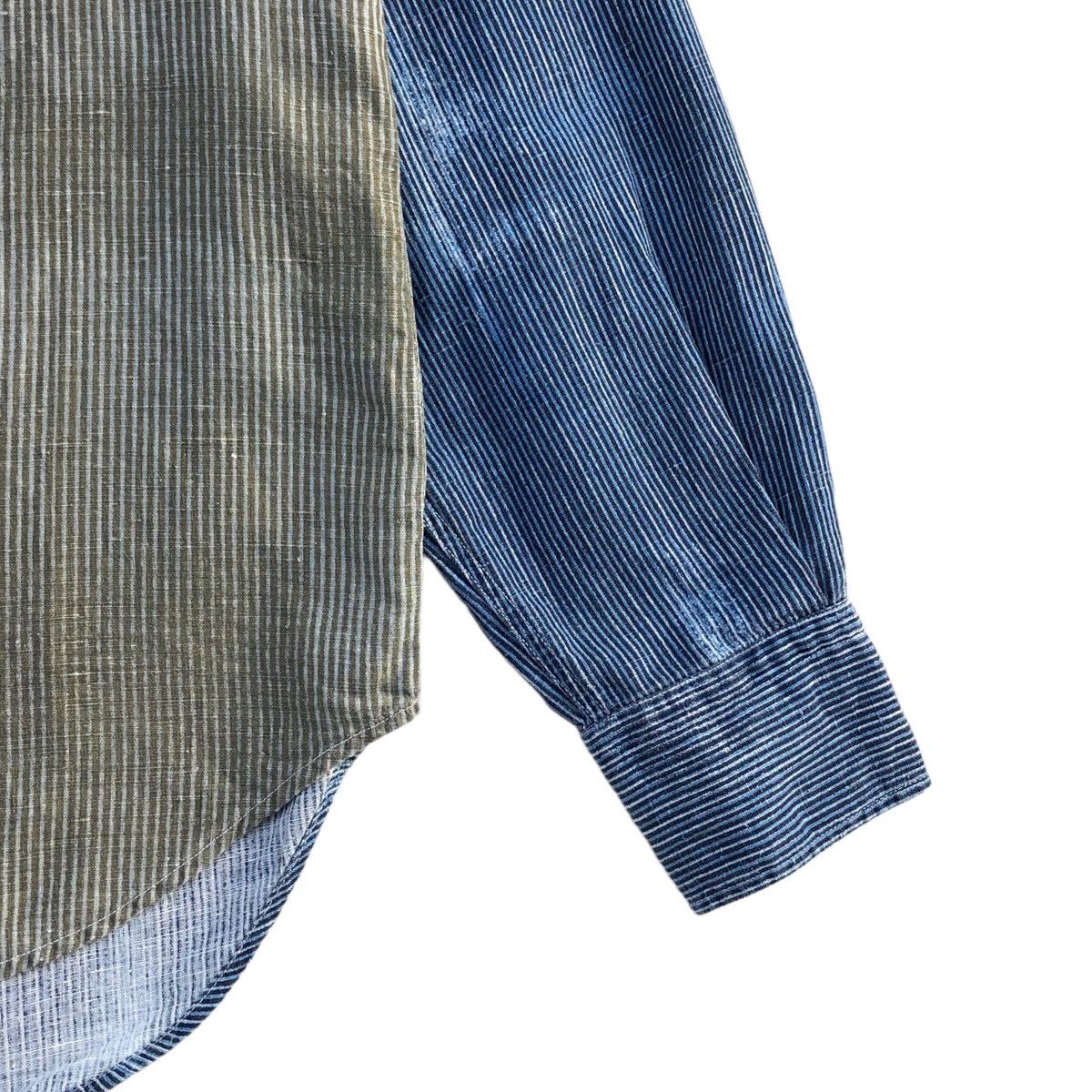 Napapijri Napapijri Casual Striped Wash Denim Shirt Size US M / EU 48-50 / 2 - 10 Thumbnail