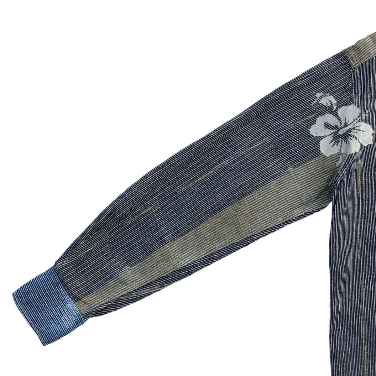 Napapijri Napapijri Casual Striped Wash Denim Shirt Size US M / EU 48-50 / 2 - 11 Thumbnail