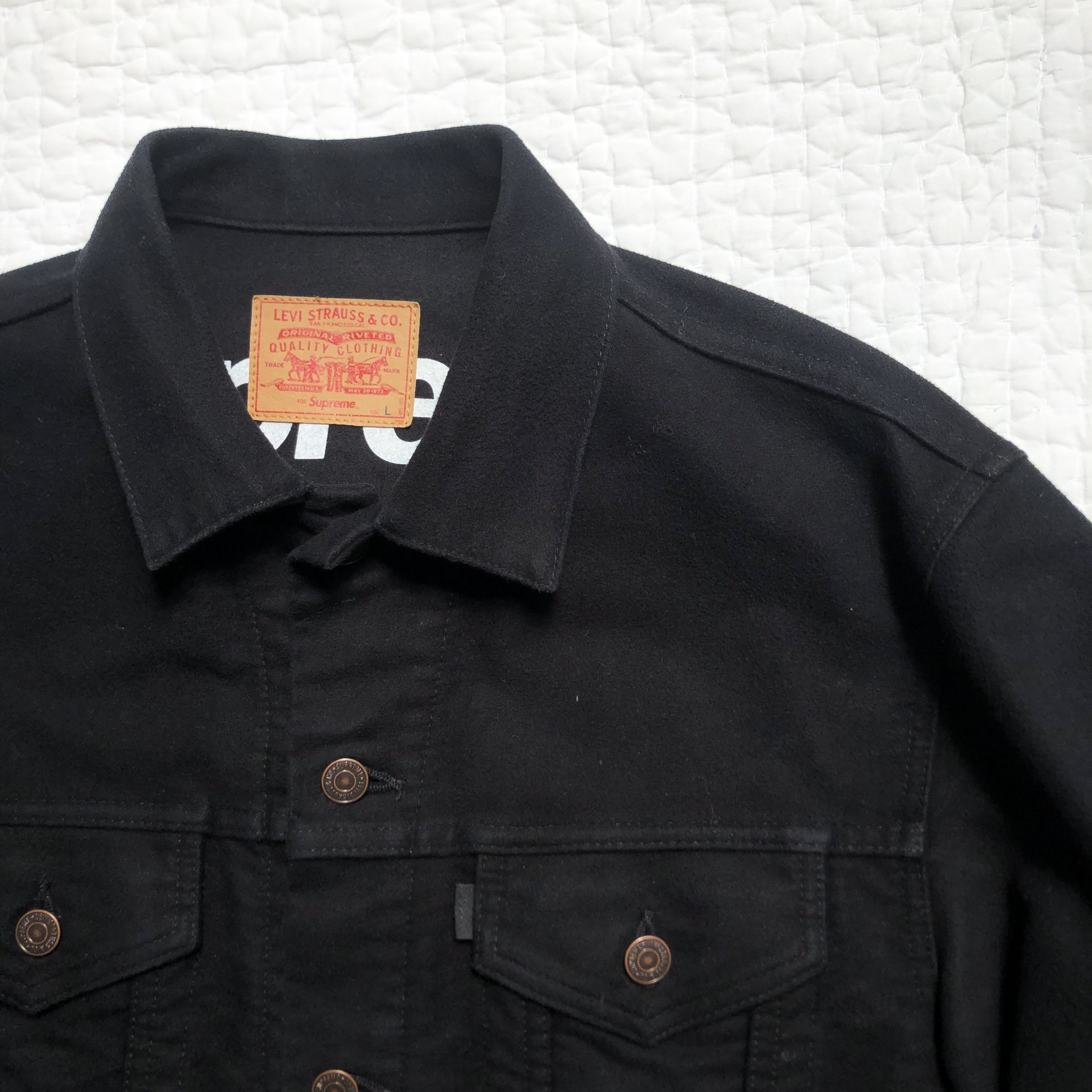 Supreme Supreme Levi's Moleskin Trucker Jacket | Grailed