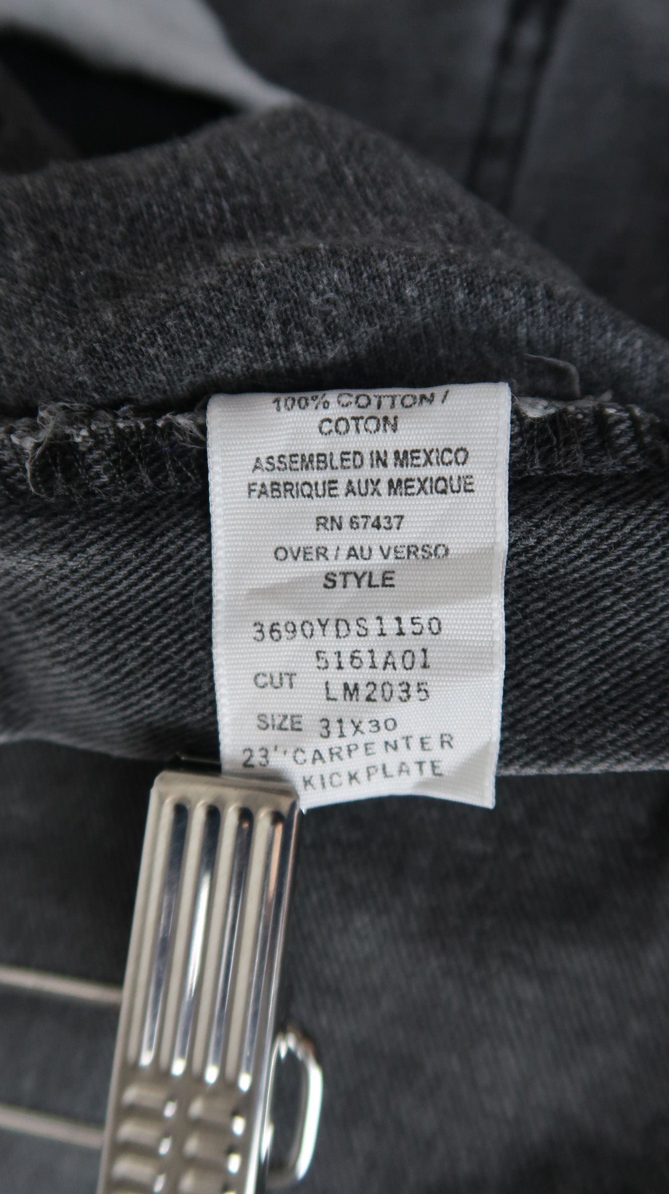Polo Ralph Lauren Polo Ralph Lauren Hip Hop Leg Leather Over Style Denim Size US 31 - 24 Thumbnail
