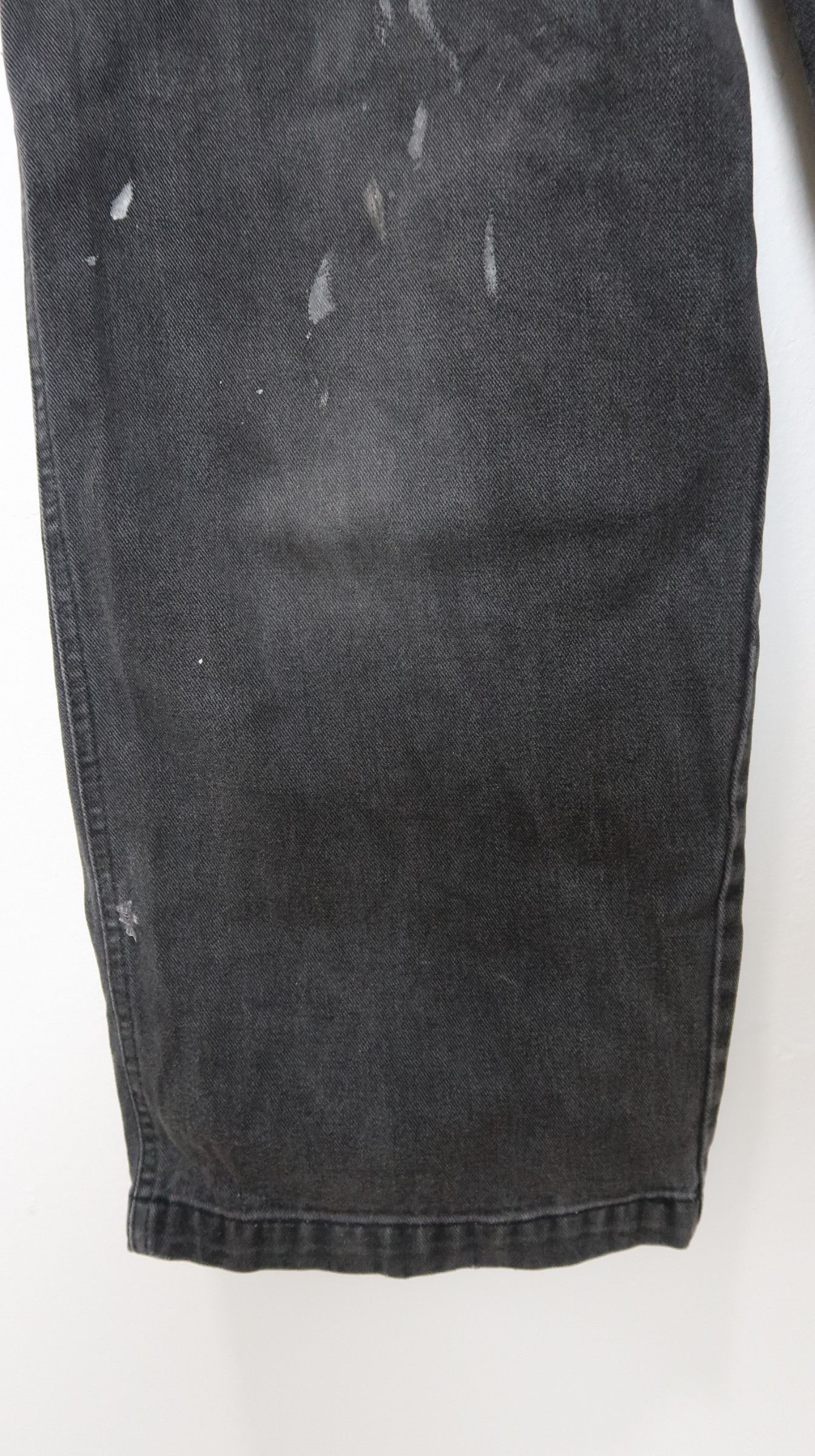 Polo Ralph Lauren Polo Ralph Lauren Hip Hop Leg Leather Over Style Denim Size US 31 - 9 Thumbnail