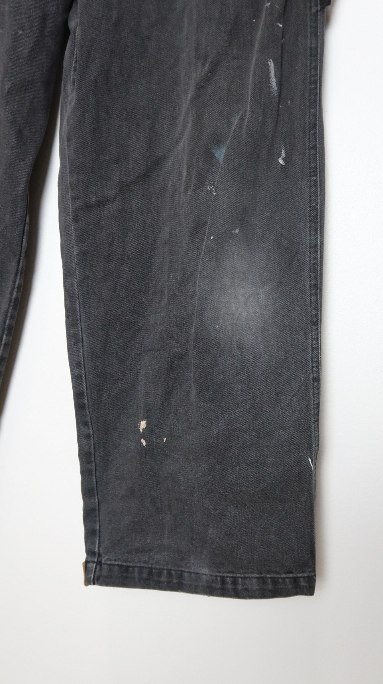 Polo Ralph Lauren Polo Ralph Lauren Hip Hop Leg Leather Over Style Denim Size US 31 - 7 Thumbnail
