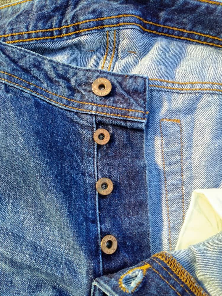 Diesel DIESEL INDUSTRY BLUE STRAIGHT DENIM Size US 38 / EU 54 - 4 Thumbnail