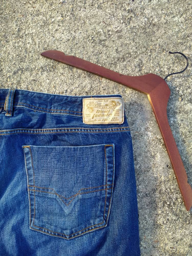 Diesel DIESEL INDUSTRY BLUE STRAIGHT DENIM Size US 38 / EU 54 - 9 Thumbnail