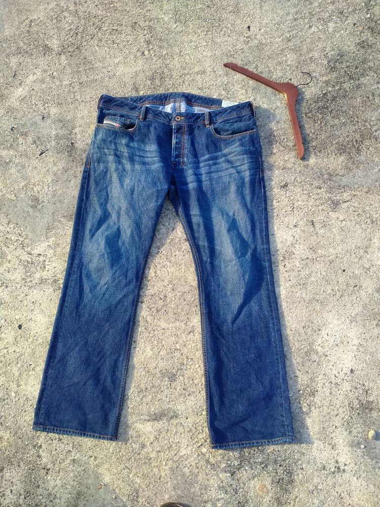 Diesel DIESEL INDUSTRY BLUE STRAIGHT DENIM Size US 38 / EU 54 - 2 Thumbnail