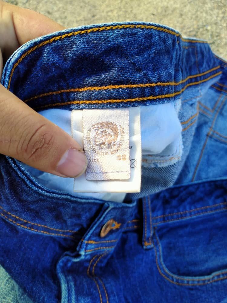 Diesel DIESEL INDUSTRY BLUE STRAIGHT DENIM Size US 38 / EU 54 - 6 Thumbnail
