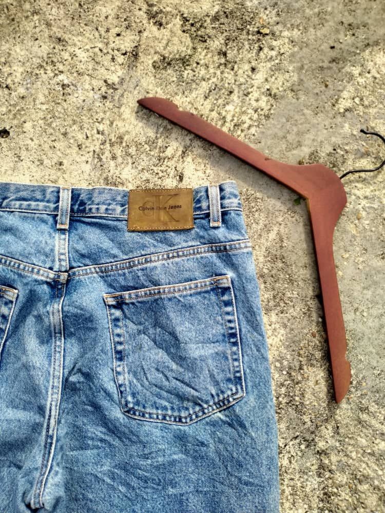 Calvin Klein × Vintage VINTAGE CALVIN KLEIN BLUE DENIM PANTS Size US 34 / EU 50 - 8 Thumbnail