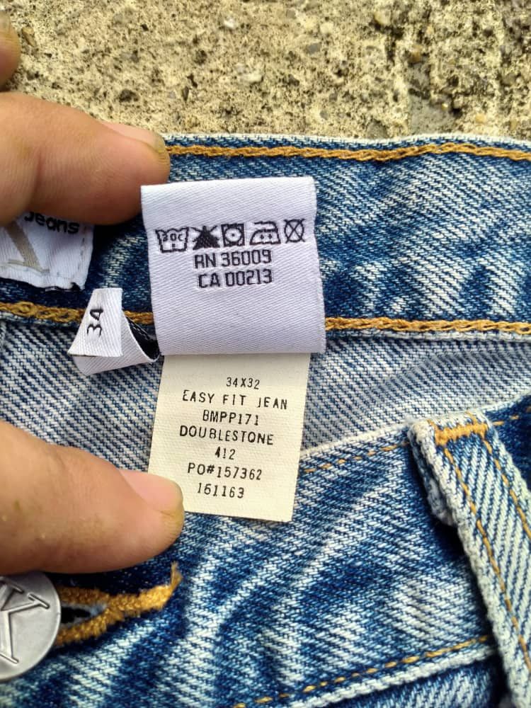 Calvin Klein × Vintage VINTAGE CALVIN KLEIN BLUE DENIM PANTS Size US 34 / EU 50 - 5 Thumbnail