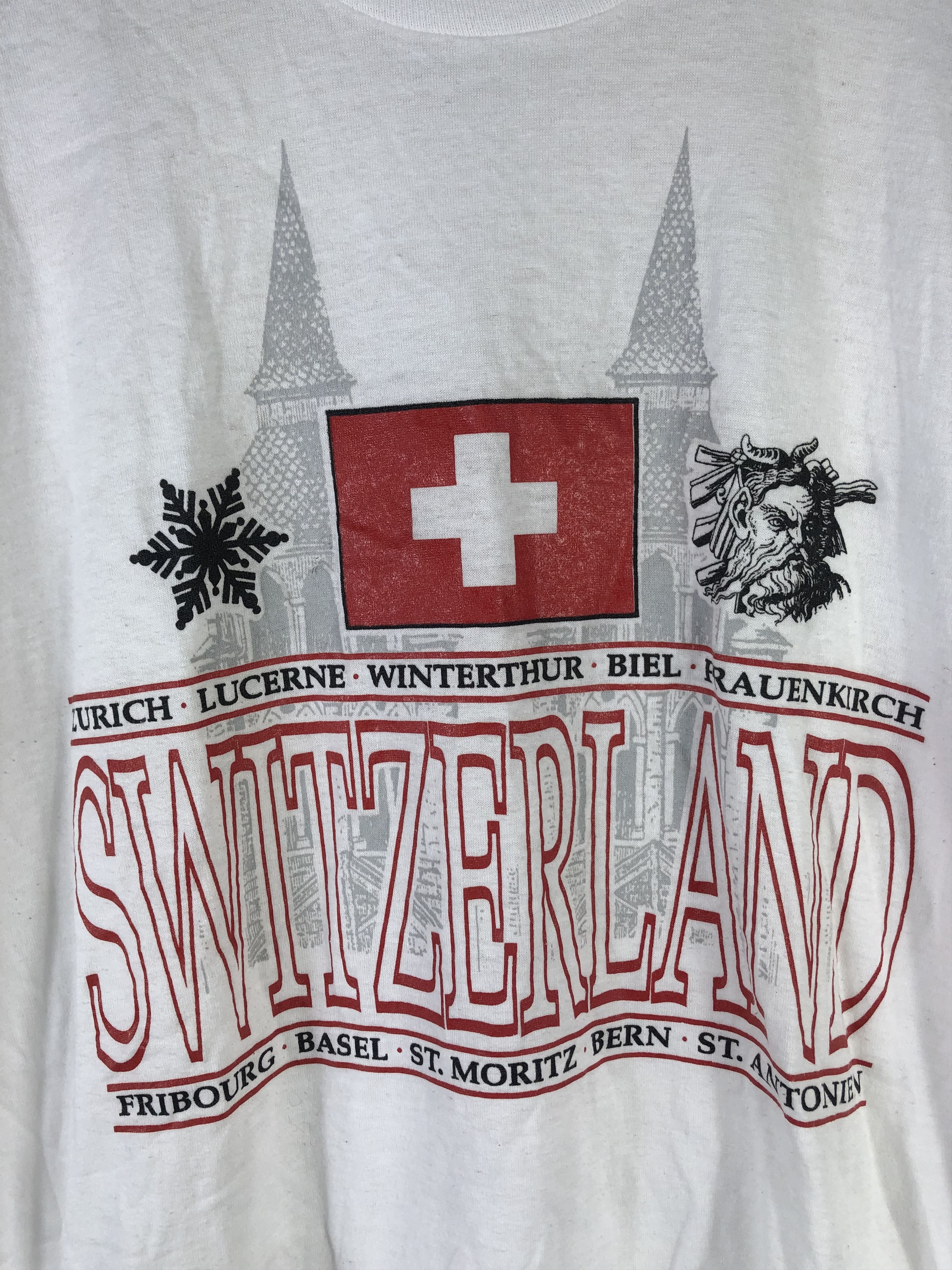 Vintage Vintage Switzerland Tshirt Size US L / EU 52-54 / 3 - 2 Thumbnail