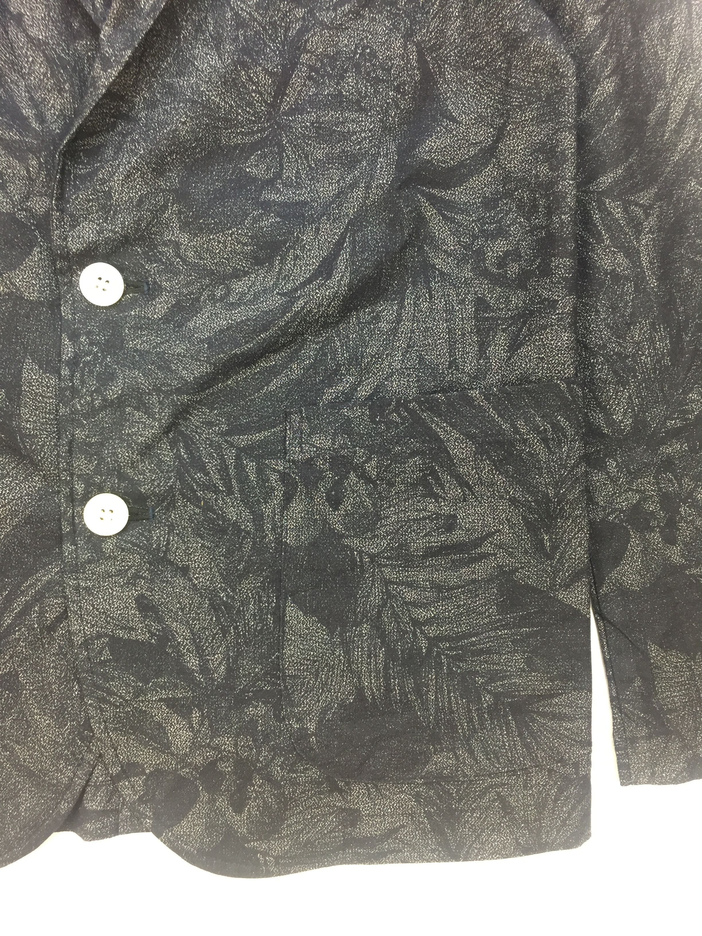 Japanese Brand GGD GRAND GLOBAL FLORAL DESIGN BLAZER Size 38R - 2 Thumbnail