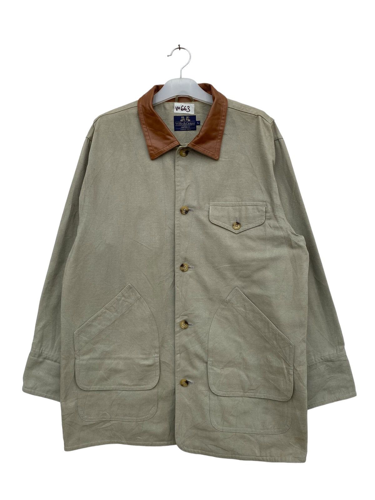 image of Willis Geiger Willis And Geiger Worker Jacket in Brown, Men's (Size Large)