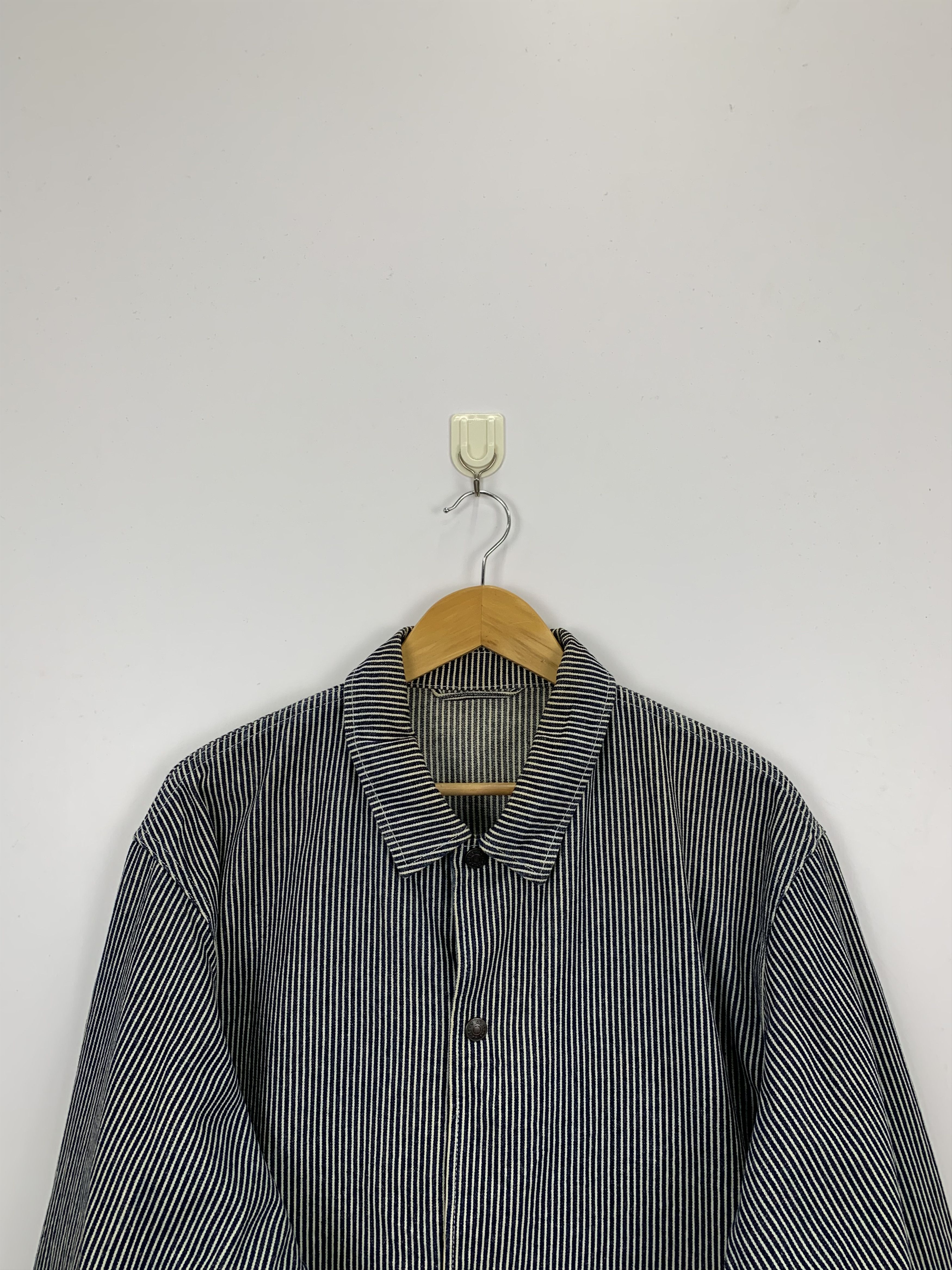 GU × Vintage Vintage Japanese Brand GU Button up Denim Jacket J0890 Size US XL / EU 56 / 4 - 2 Thumbnail