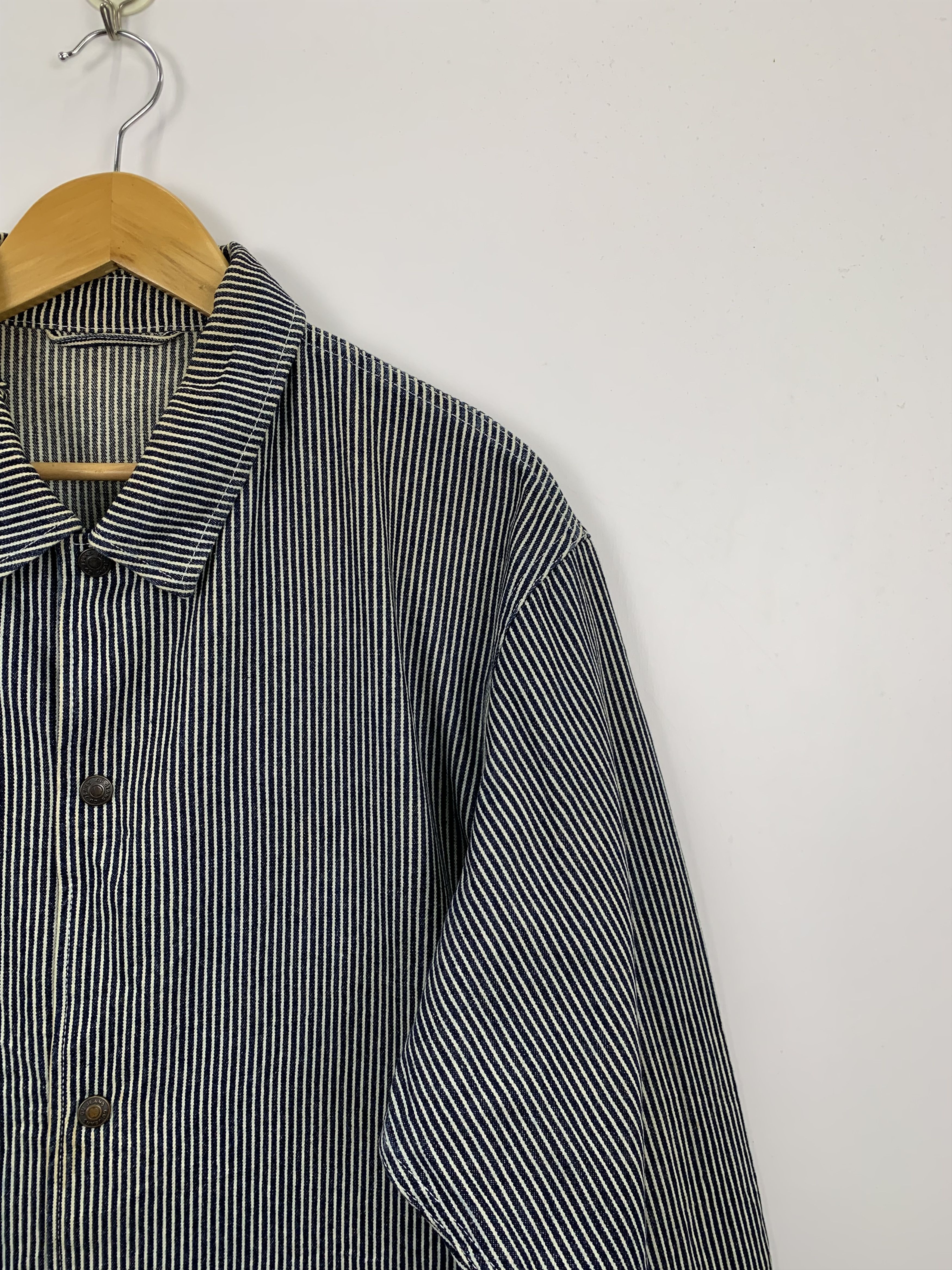 GU × Vintage Vintage Japanese Brand GU Button up Denim Jacket J0890 Size US XL / EU 56 / 4 - 7 Thumbnail
