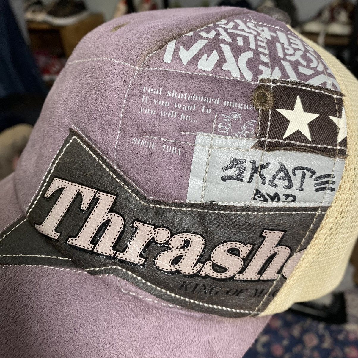 Thrasher Vintage Y2K Thrasher Skateboard Magazine Snapback Trucker Size ONE SIZE - 6 Thumbnail