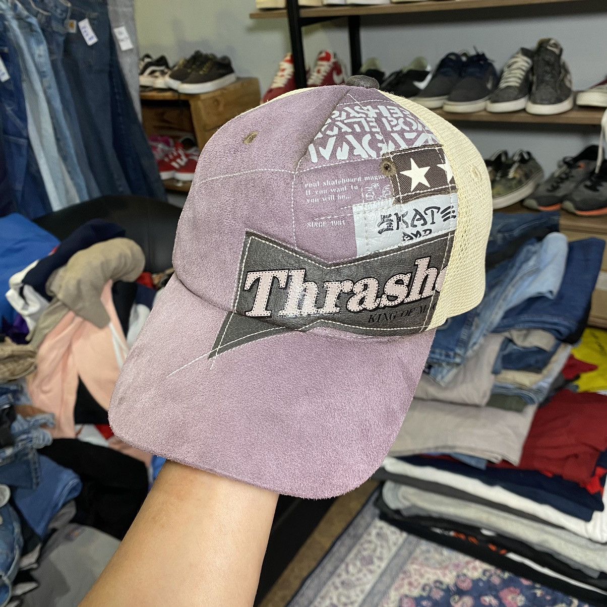 Thrasher Vintage Y2K Thrasher Skateboard Magazine Snapback Trucker Size ONE SIZE - 1 Thumbnail