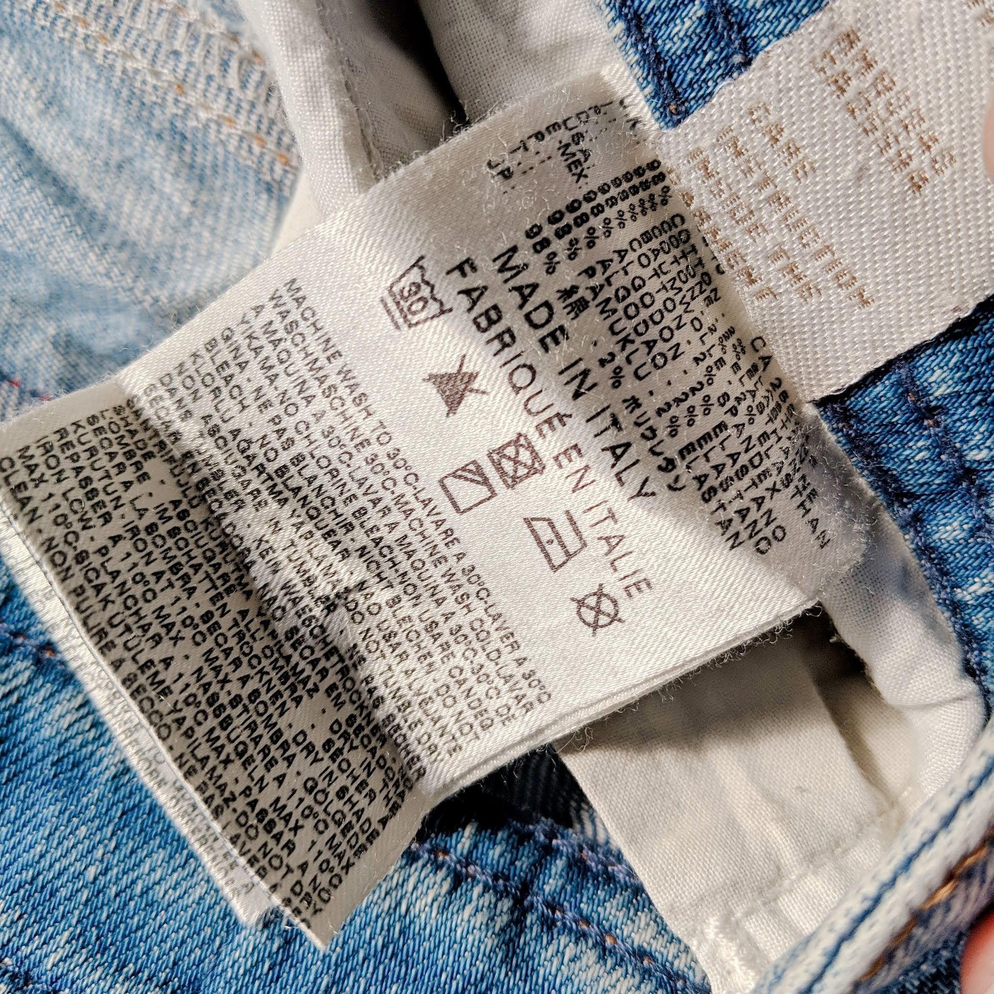 Japanese Brand Rusty🔥Vintage Diesel Distressed Faded Denim Jean Pants Size US 34 / EU 50 - 8 Thumbnail