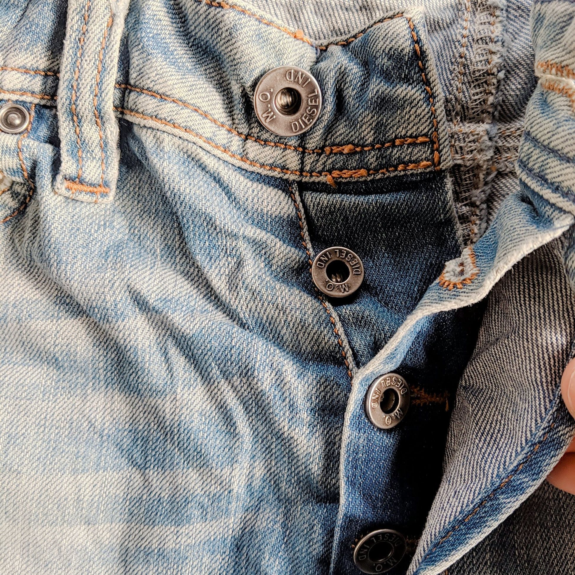 Japanese Brand Rusty🔥Vintage Diesel Distressed Faded Denim Jean Pants Size US 34 / EU 50 - 5 Thumbnail