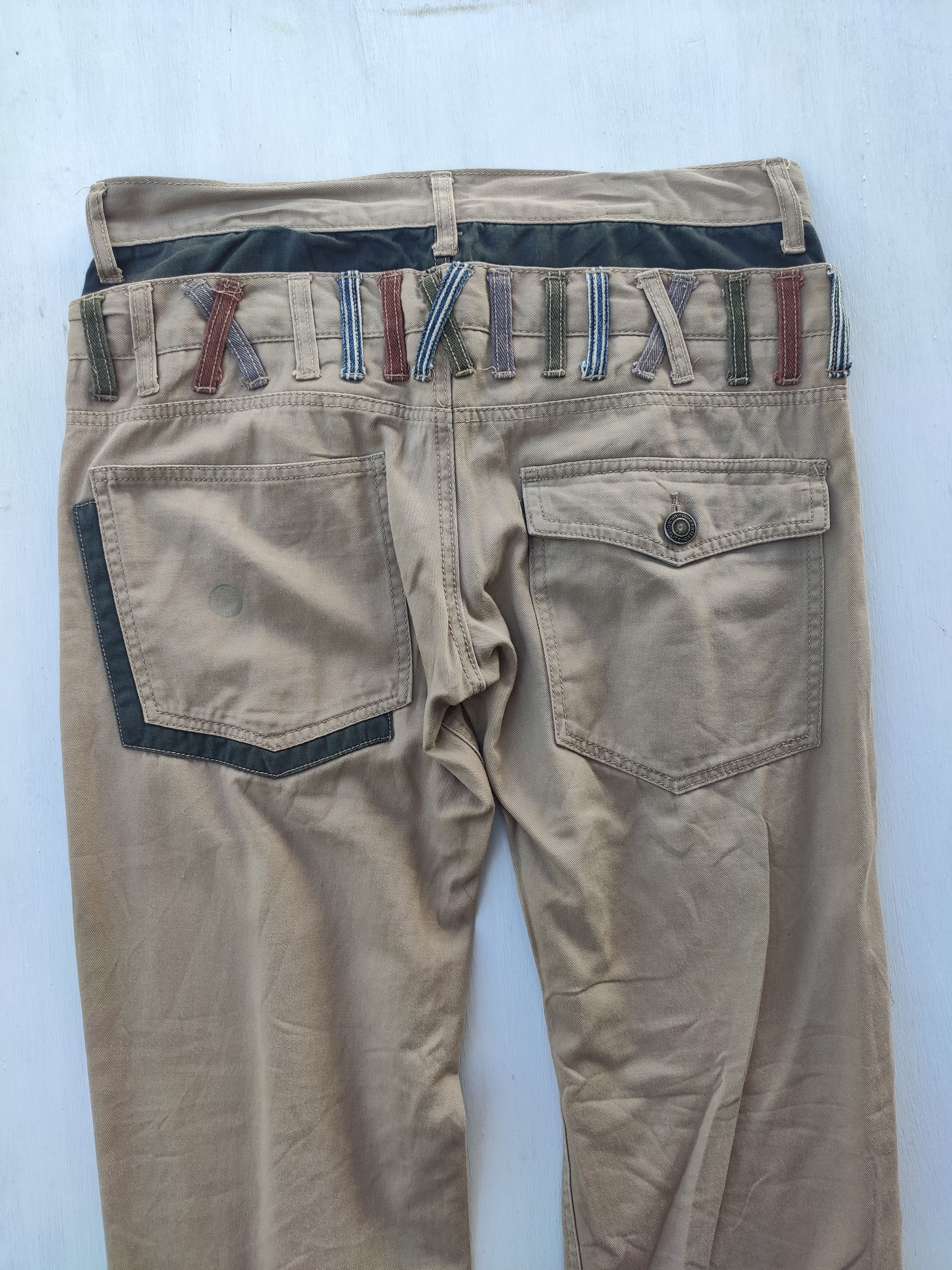 Japanese Brand Japanese Brand pants double waist Size US 32 / EU 48 - 2 Thumbnail
