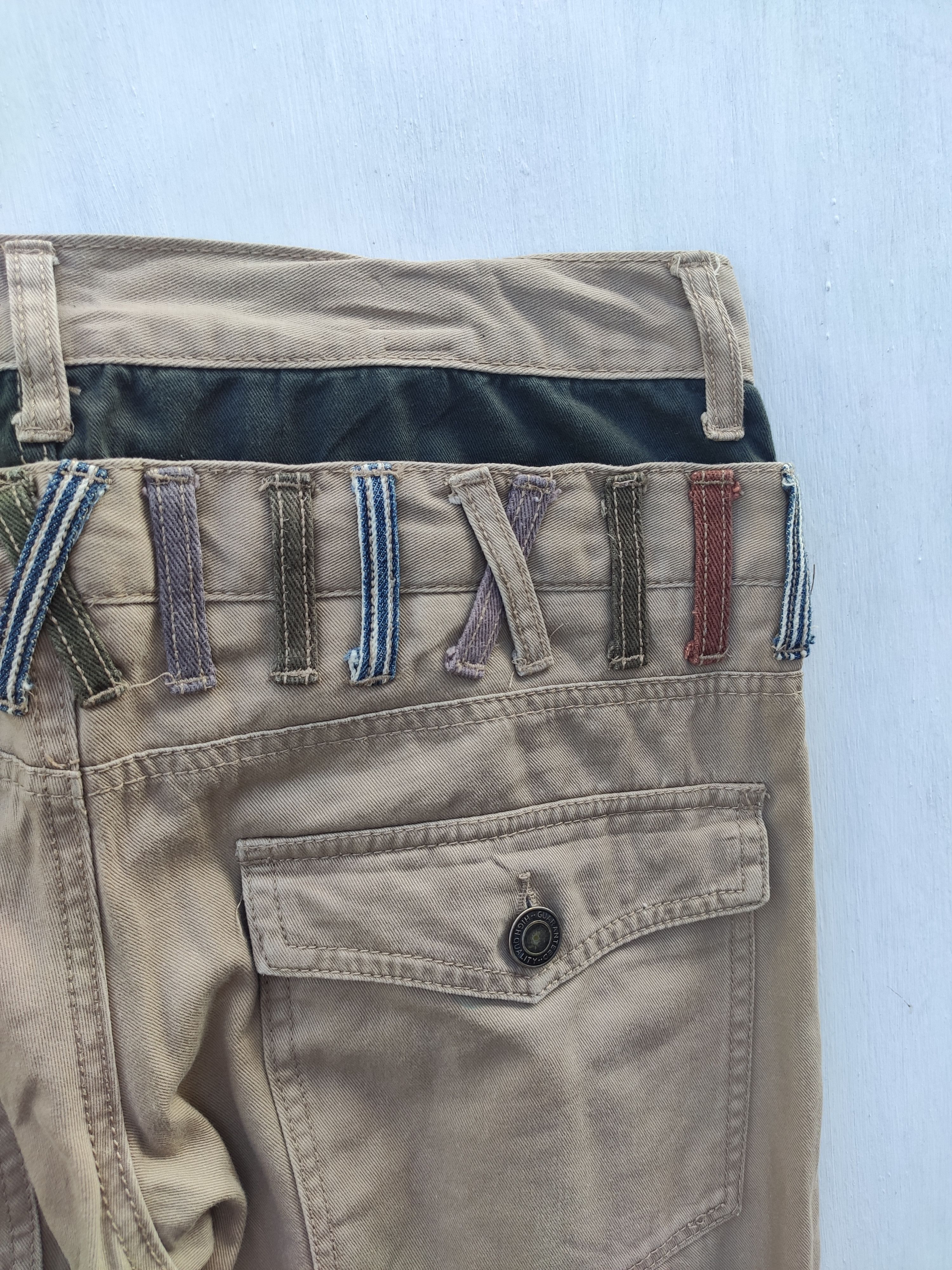 Japanese Brand Japanese Brand pants double waist Size US 32 / EU 48 - 6 Thumbnail