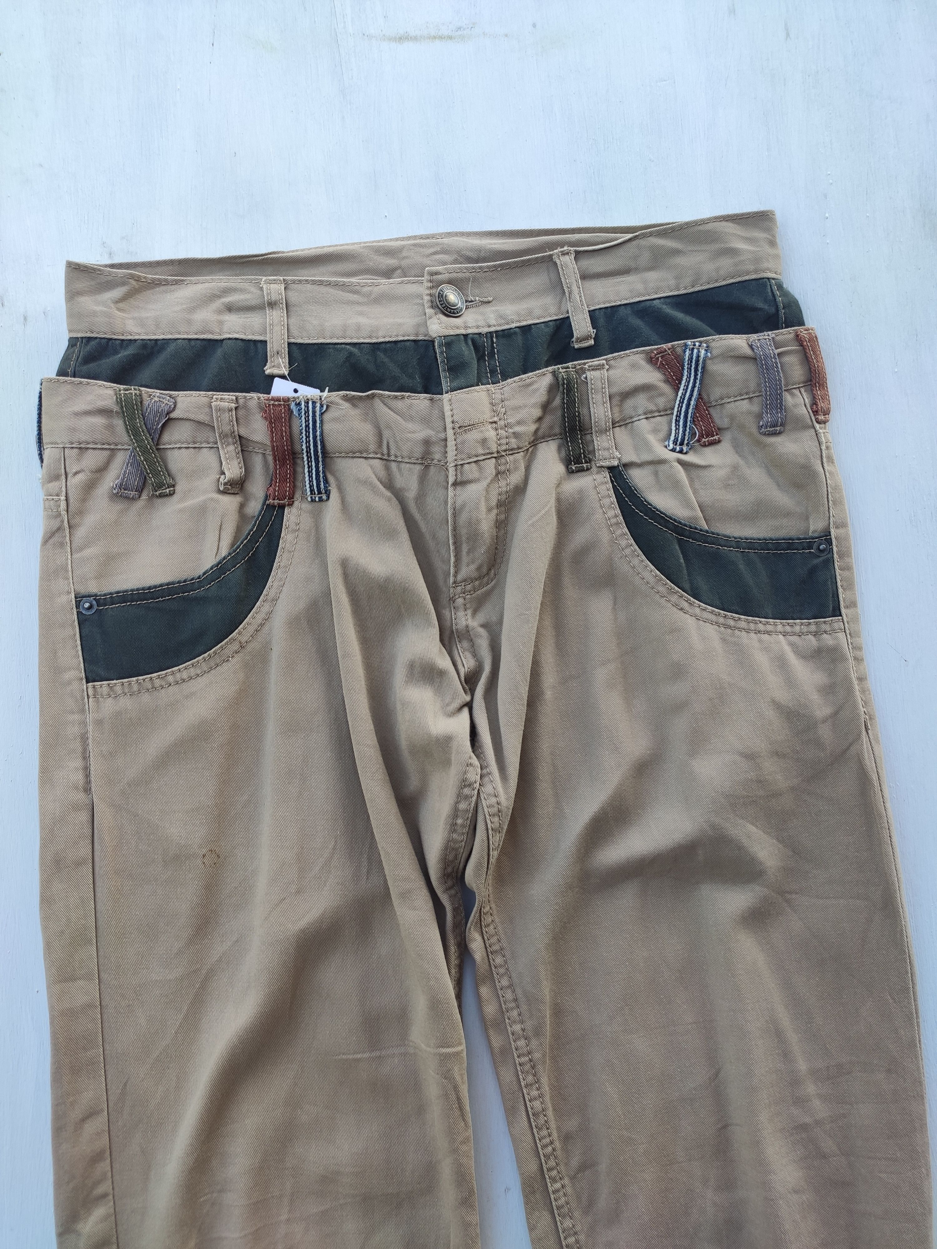 Japanese Brand Japanese Brand pants double waist Size US 32 / EU 48 - 3 Thumbnail