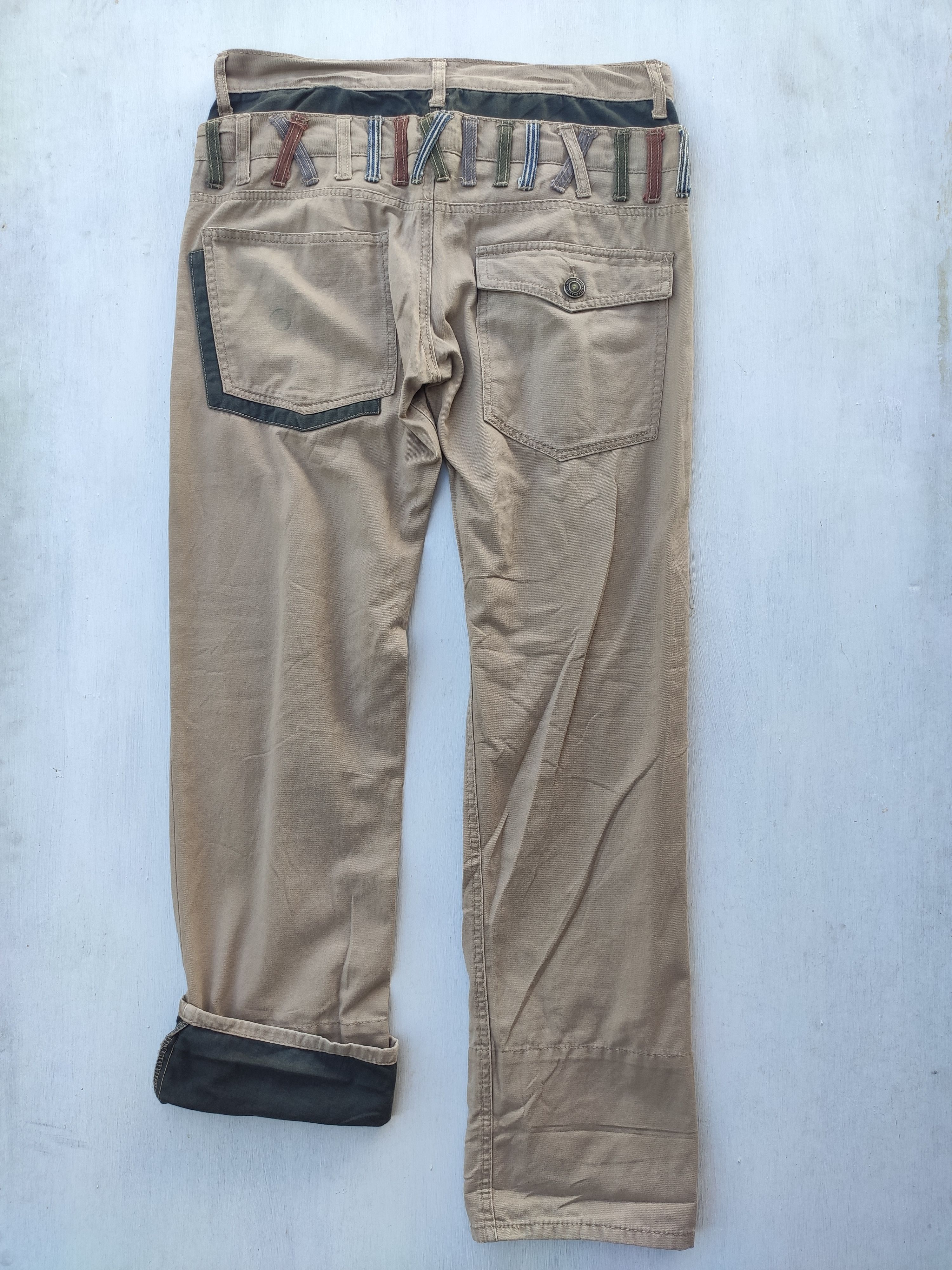 Japanese Brand Japanese Brand pants double waist Size US 32 / EU 48 - 7 Thumbnail