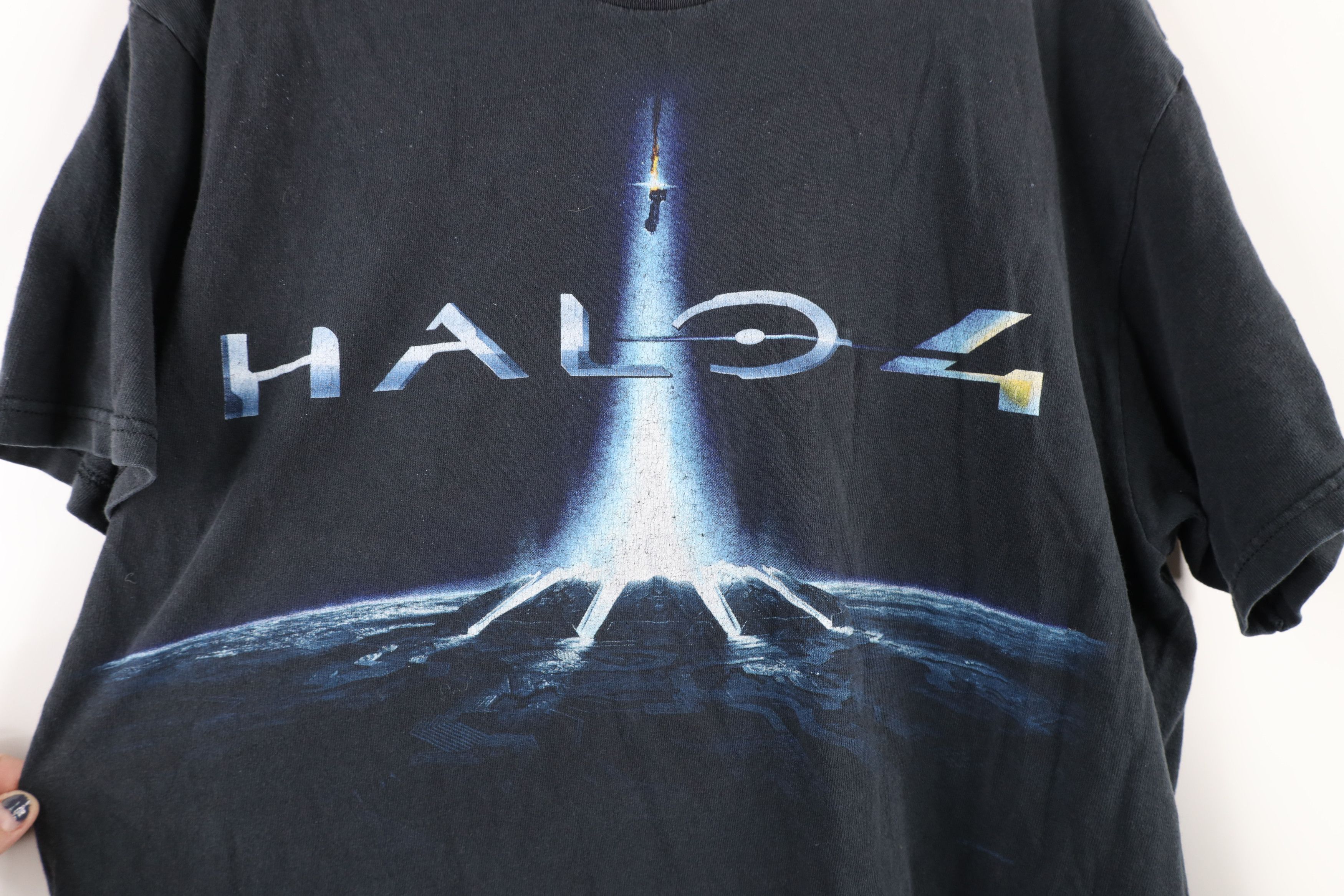 Vintage Vintage Halo 4 Spell Out Short Sleeve Gamer T-Shirt Black Size US M / EU 48-50 / 2 - 4 Thumbnail