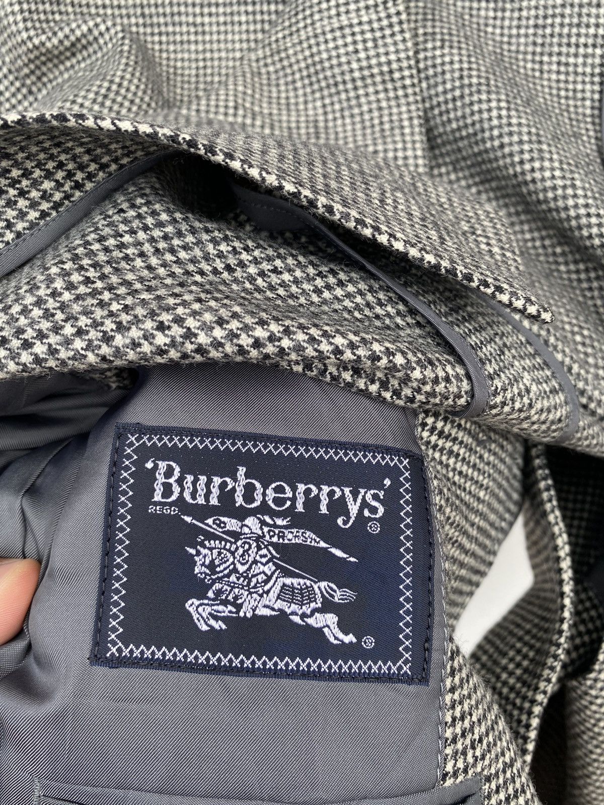 Burberry Burberry Handtooth Blazer Size US L / EU 52-54 / 3 - 9 Thumbnail