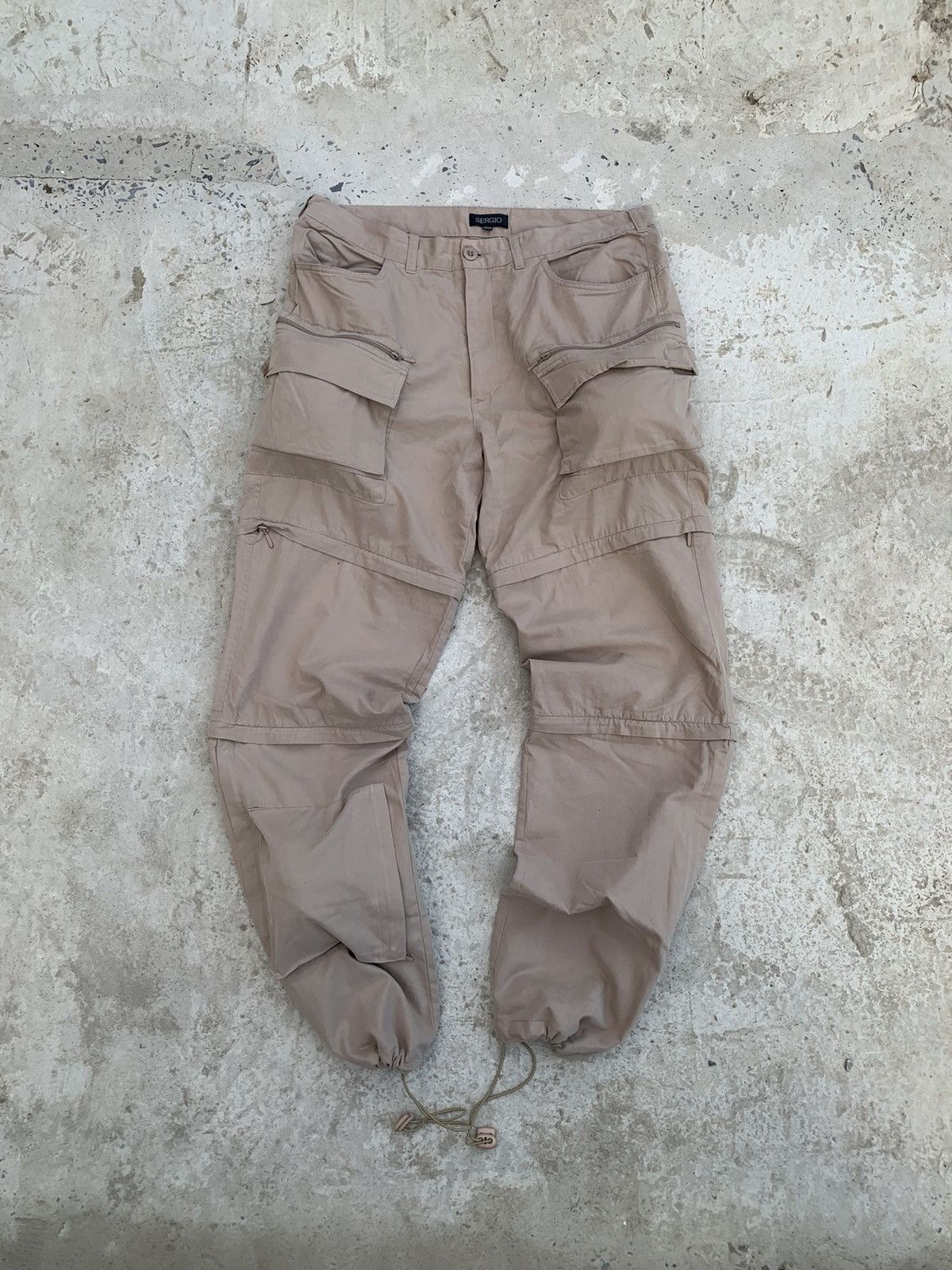 Japanese Brand × Vintage Vintage Cargo Transformer y2k Pants Size US 34 / EU 50 - 1 Thumbnail